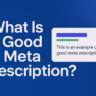 EXAMPLE OF META DESCRIPTION