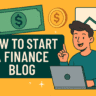 how to start a finance blog
